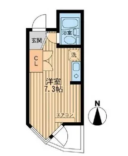 コモド駒込ハイツ【4階】の間取り