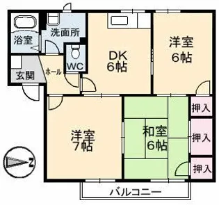 レクサス海田【2階】の間取り