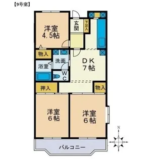 MIZUHOマンション【2階】の間取り