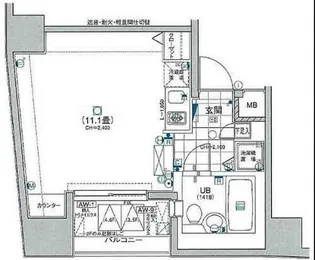 日神デュオステージ笹塚東館【5階】の間取り