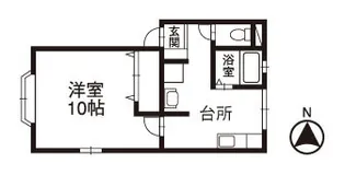 ニューマーセル7.3【2階】の間取り