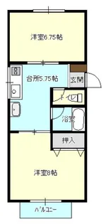 テリオス【2階】の間取り
