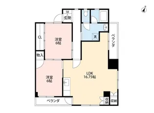 ロフティ・エスアイピ【3階】の間取り