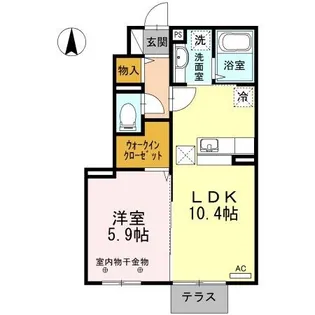 PROUD M【1階】の間取り