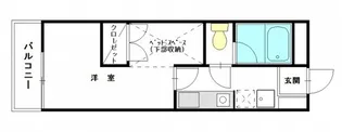 ルームサンコート【1階】の間取り