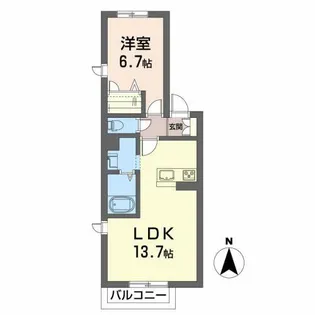 モノクローム【1階】の間取り