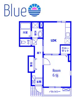 パラシオ【1階】の間取り