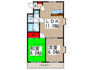 グランシャリオ【3階】の間取り