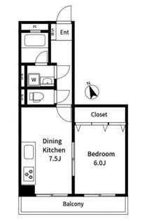 メゾン世田谷【1階】の間取り