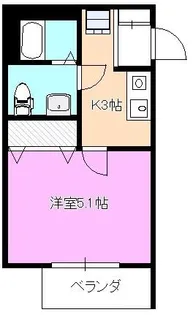 ブルーベイCH【2階】の間取り