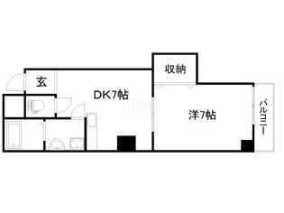 ビュープラザ【4階】の間取り
