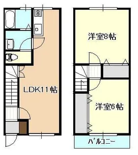 ビクトリアの間取り