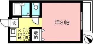 グリーン8メゾン【2階】の間取り