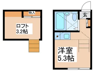 my plan 下高井戸B【1階】の間取り