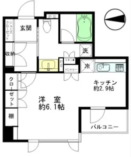 ユニーブル杉並高円寺【2階】の間取り