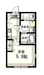 エスポワール【3階】の間取り