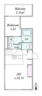 trias441【2階】の間取り