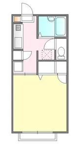 ヴィラージュ真間【2階】の間取り