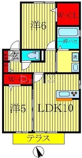 カームベリー A【2階】の間取り