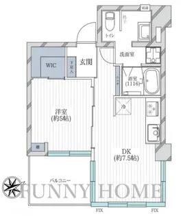 世田谷代田サンライズマンション【3階】の間取り