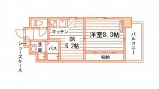 アトーレ野田【5階】の間取り