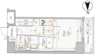 レオーネ上野入谷【6階】の間取り
