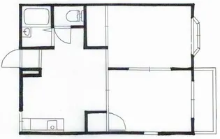 ドゥ・ジェンヌ【2階】の間取り