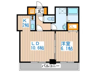 ティアラタワ-中島倶楽部【15階】の間取り