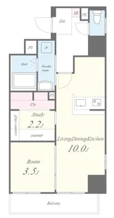 アトラスリベルタ新御徒町(旧:ラブールミノワ)【5階】の間取り