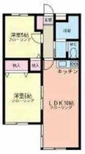 レジデンス北原台【1階】の間取り