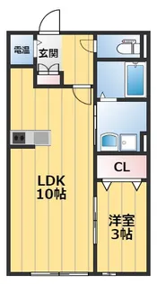 新森グリーンハイツ【1階】の間取り