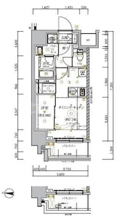 RELUXIA綾瀬III【3階】の間取り