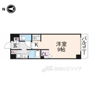 アルカディア【1階】の間取り
