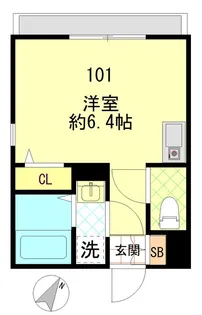 FERIO東向島【1階】の間取り