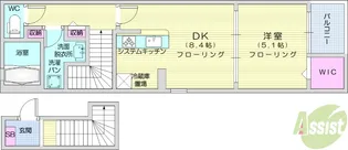 スクエアIS 5【2階】の間取り