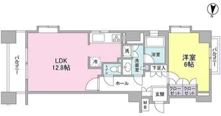 プロスペクト・グラーサ広尾【2階】の間取り