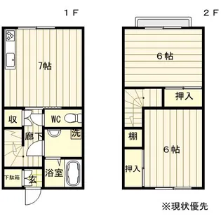 大山ハイツ3号館の間取り