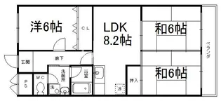 コーポみむろ【2階】の間取り