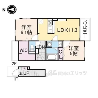 リヴェール【2階】の間取り