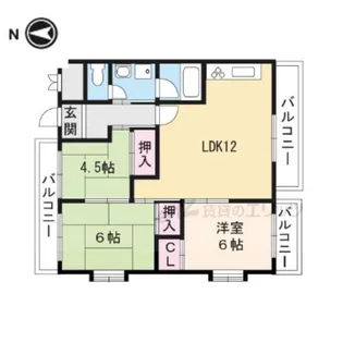 第二石田マンション【2階】の間取り
