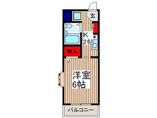 SHARON ROSE【2階】の間取り