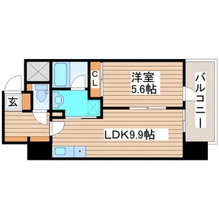 ラ・フォンテ立町【4階】の間取り