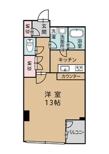 ユー堀川ビル【3階】の間取り