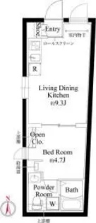 クレセール西小山【5階】の間取り