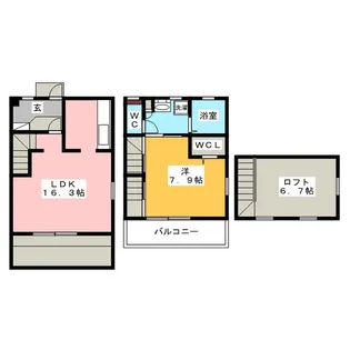 ジオコート長戸の間取り