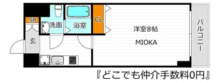 レグルス阿倍野【2階】の間取り