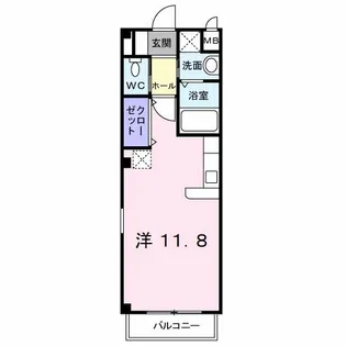 カレント上吉田IA【2階】の間取り