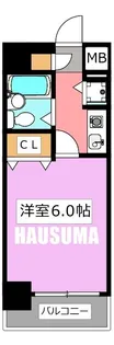 アドリーム千駄木【6階】の間取り