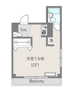 メゾンフローラ【3階】の間取り