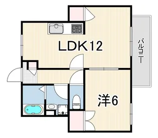 ベルデュールメゾン柊【2階】の間取り